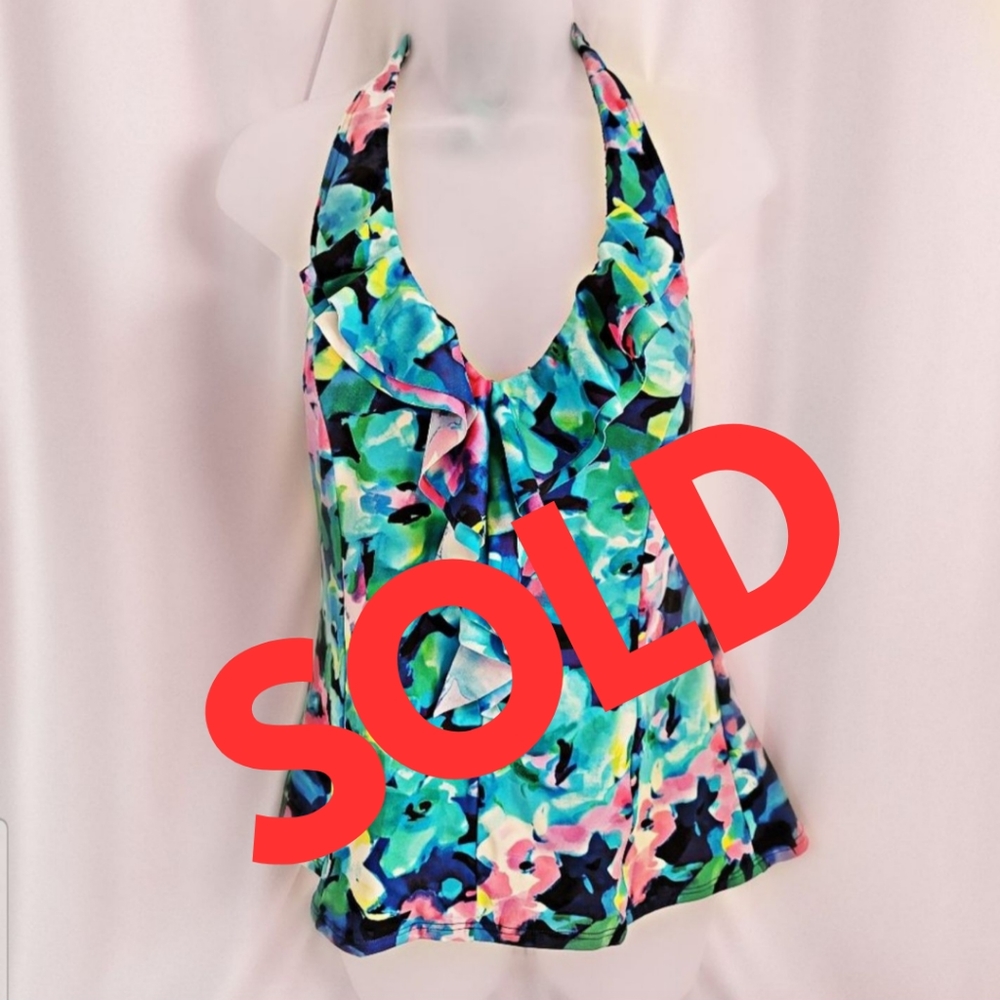 Inc International Concepts Halter Swim Top – Women’s Size 16